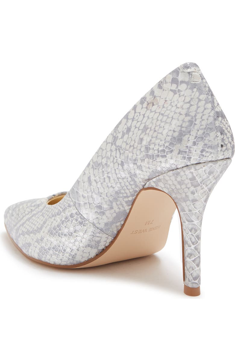 Nine West Flax Suede Pointed Toe Pump, Alternate, color,