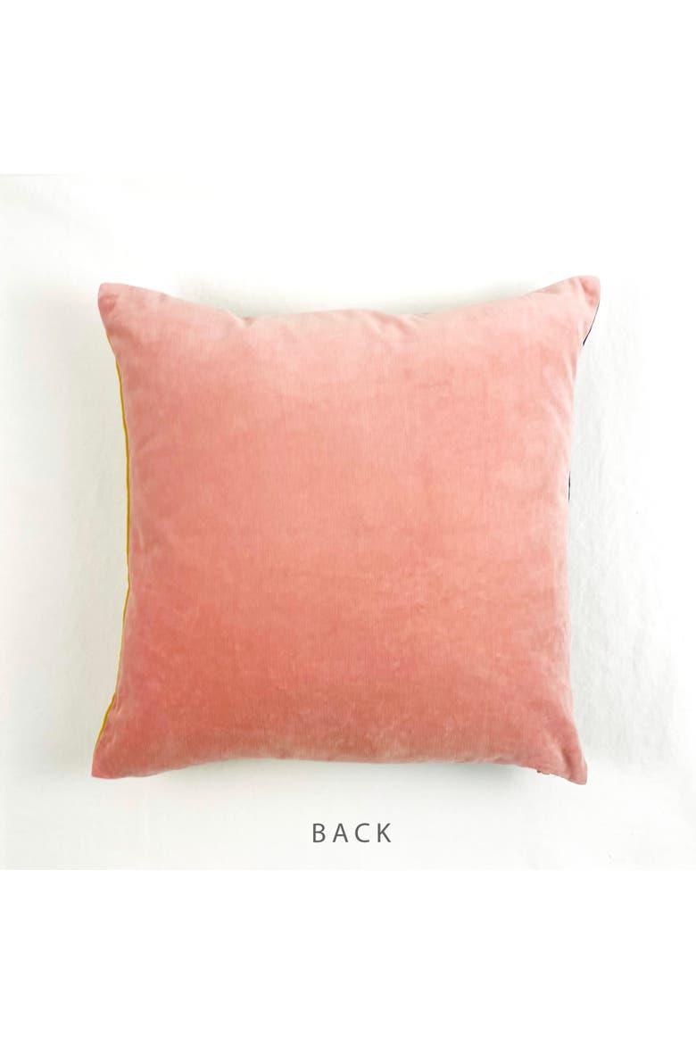 Colorblock Triangles - Pillow Cover, Alternate, color, Black White Yellow