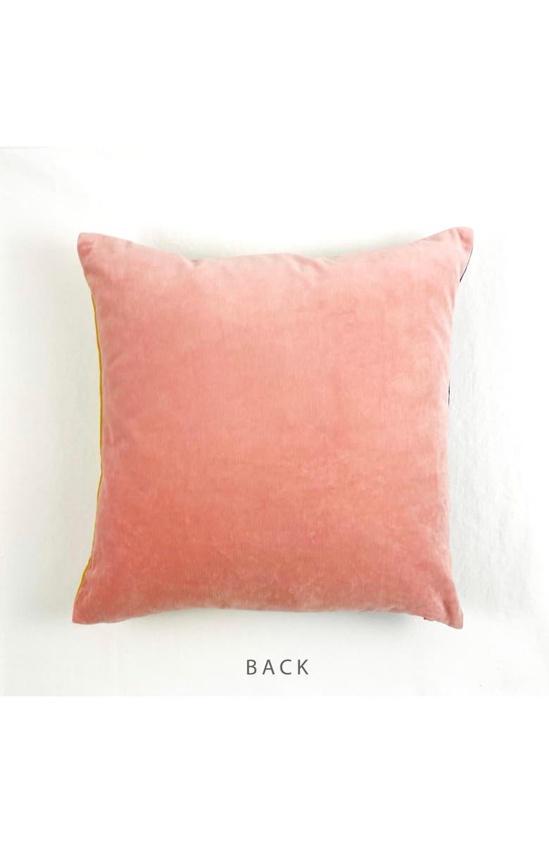 Mellowworks Colorblock Triangles - Pillow Cover, Alternate, color, Black White Yellow