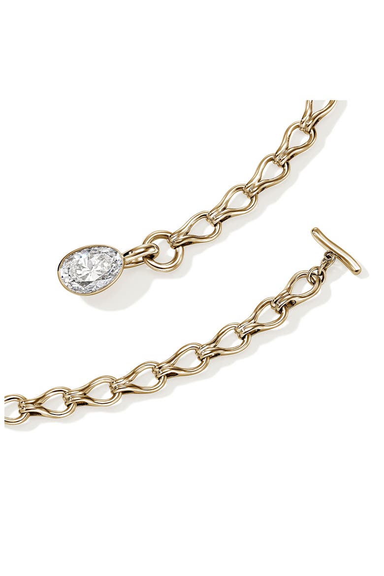 JH Lovestruck™ Link Necklace, 14K Gold, Lab-Grown Diamond, Alternate, color, GOLD