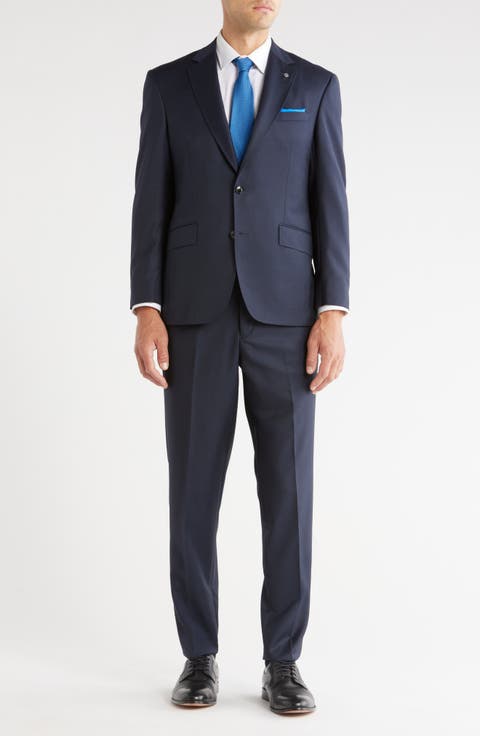 Jones Trim Fit Wool Suit (Regular, Big & Tall)