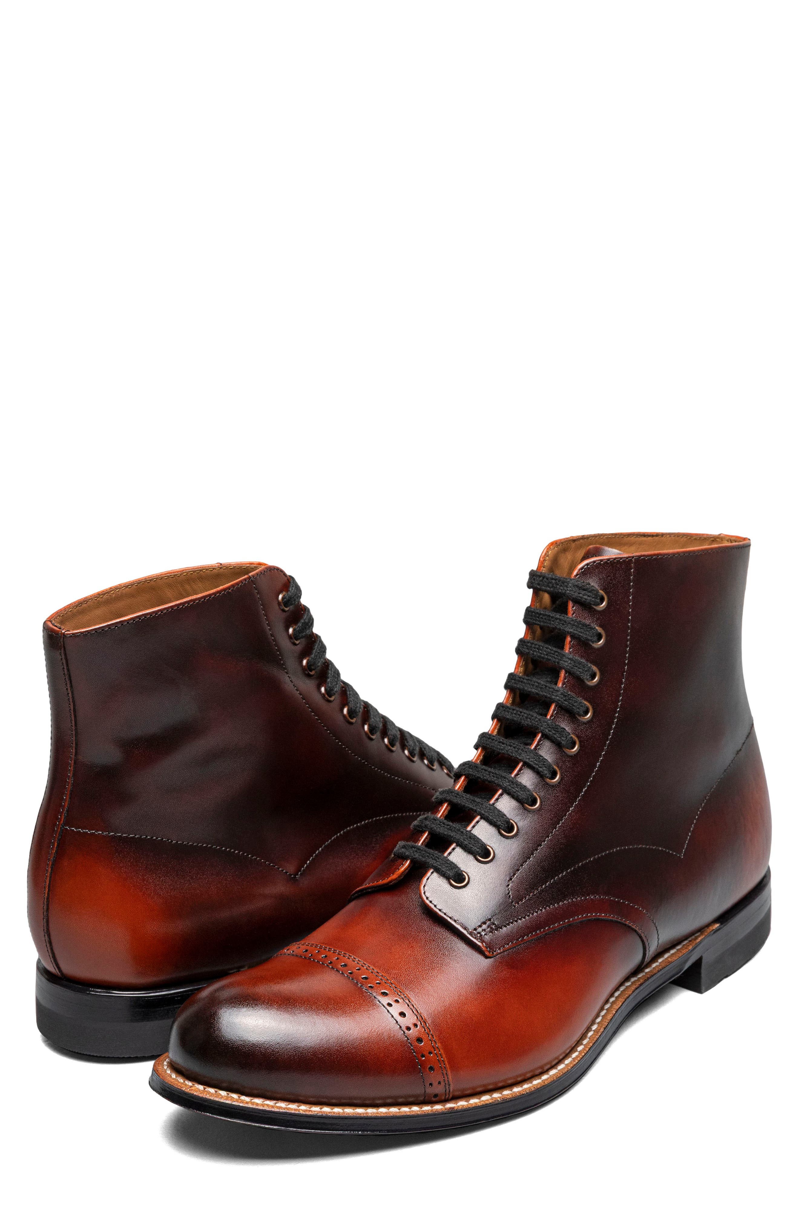 Madison Cap Toe Lace Up Boot (Men) | Nordstrom display picture 1