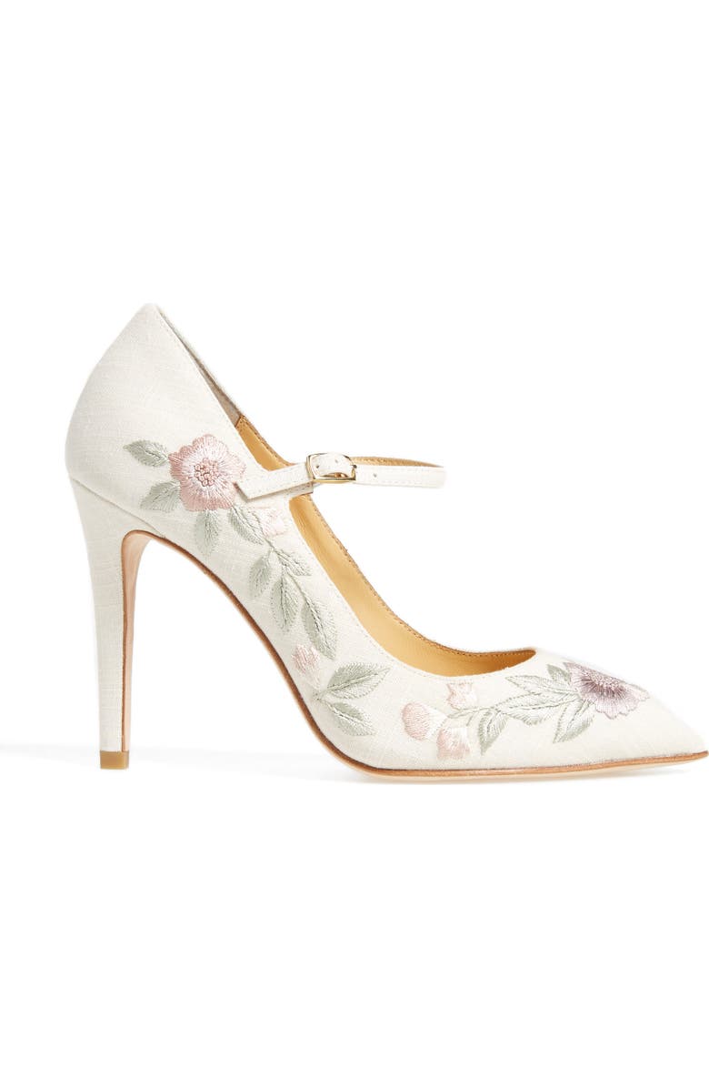 Bella Belle Adelaide Embroidered Pump, Alternate, color,