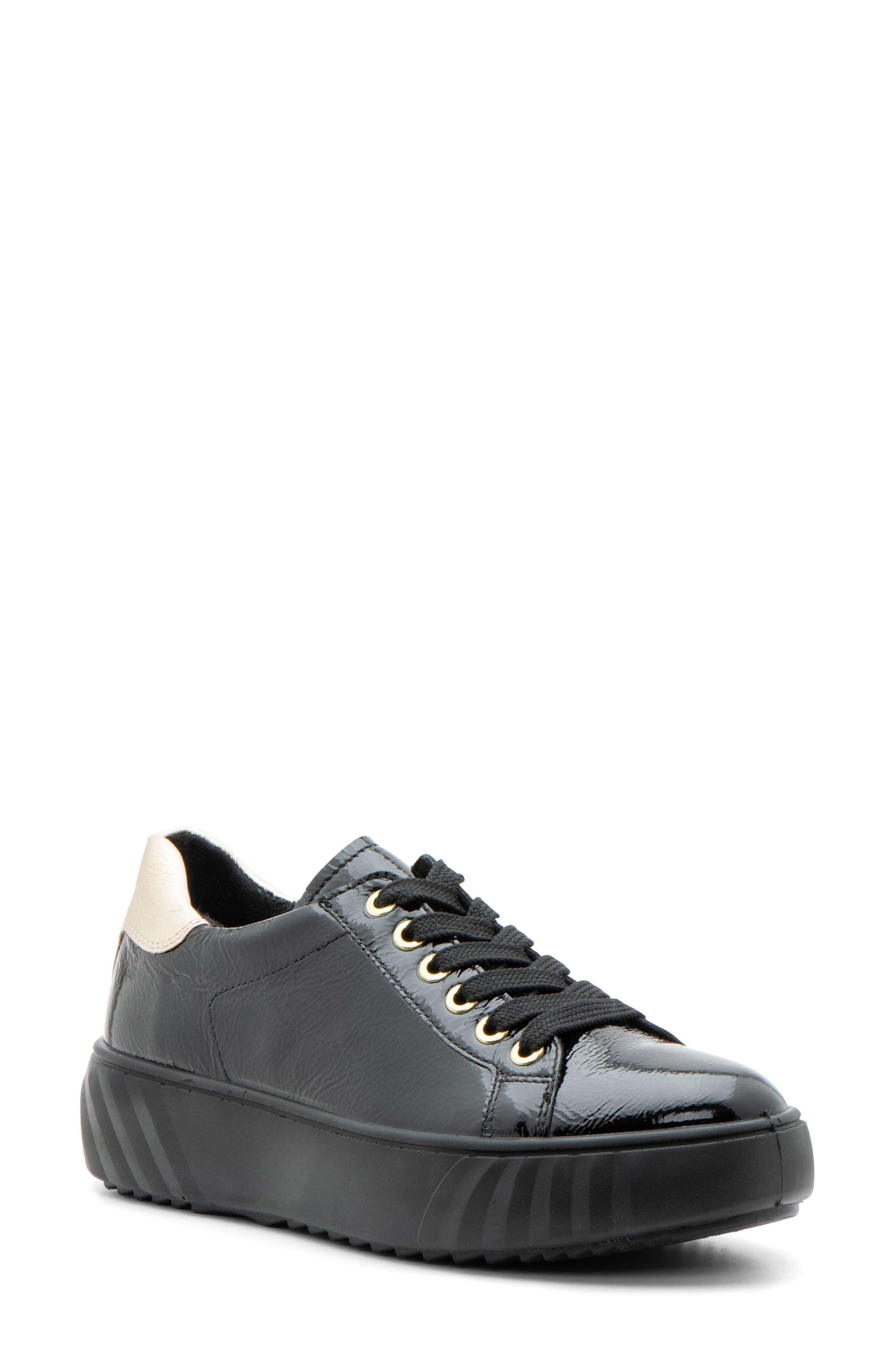 Mikky Platform Sneaker, Main, color, BLACK/ PLATINUM