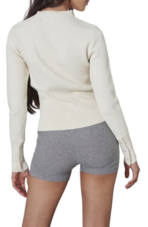 Find Me Now High Rib Waist Cardigan In White