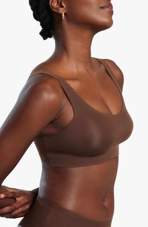 Evelyn & Bobbie The Bobbie Scoop Bra In Brown