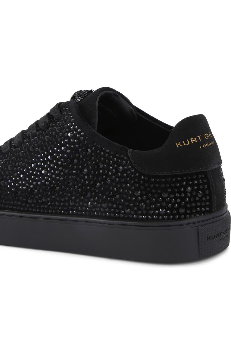 Kurt Geiger London Lennon Crystal Low Top Sneaker, Alternate, color, Black