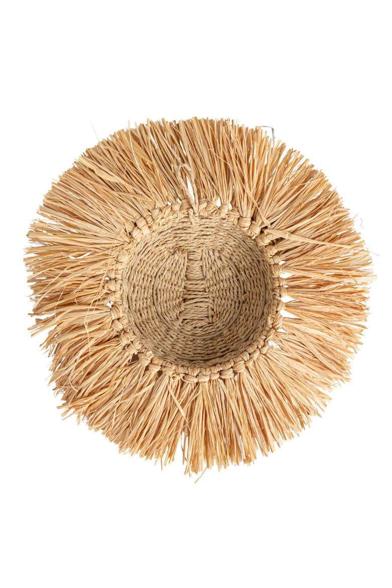 Savannah King Raffia Lion Wall Art, Natural, Alternate, color, Natural
