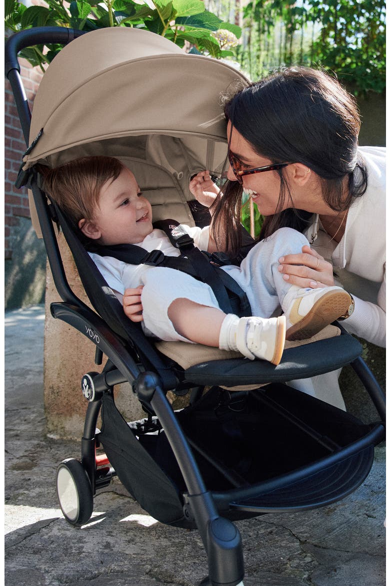 YOYO³ Stroller Bundle, Alternate, color, BLACK W/ BLACK AND TAUPE