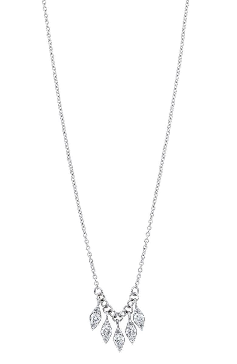 Bony Levy Rita Diamond Charm Necklace, Main, color, 18K White Gold