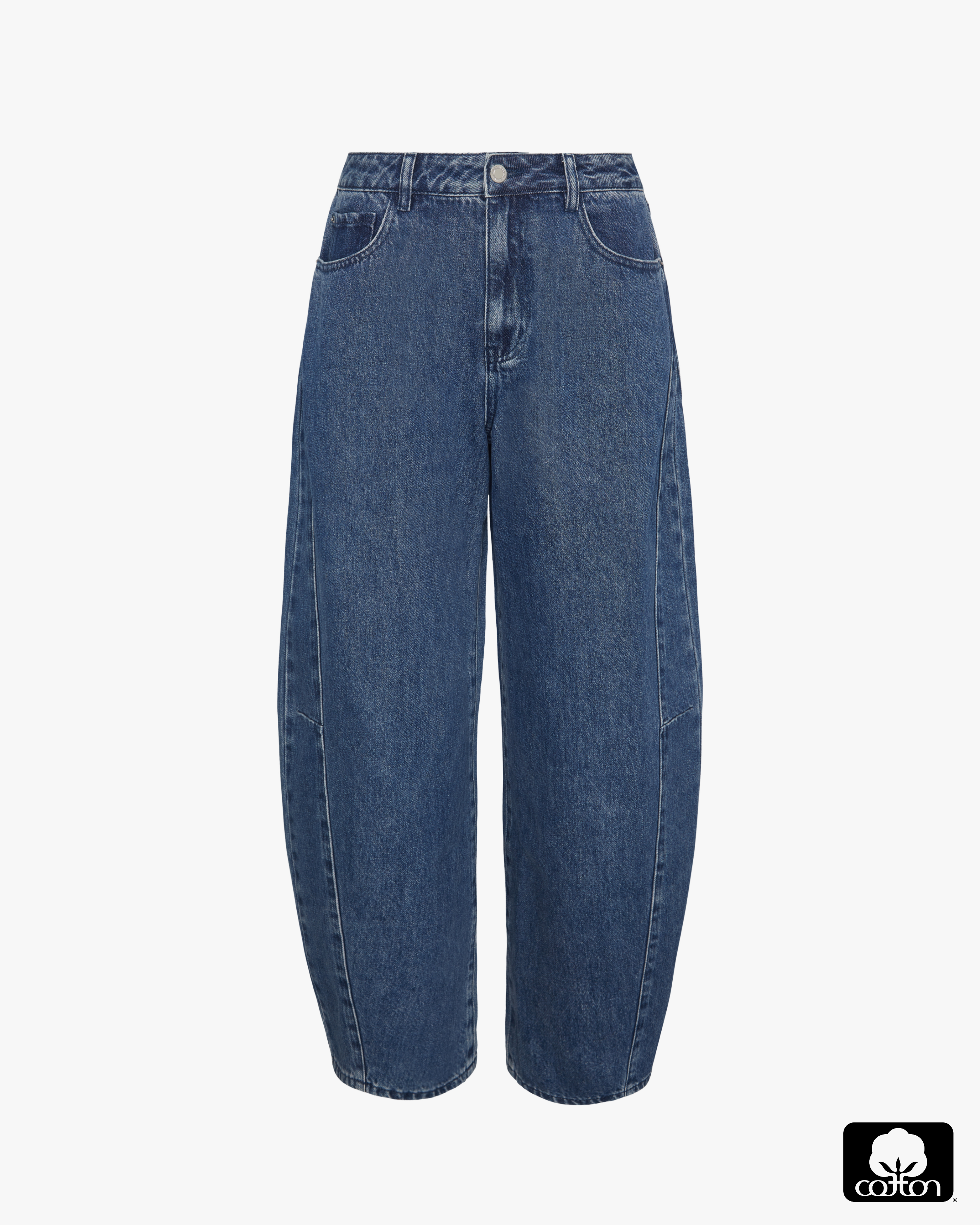 Mid Rise Barrel Jeans - image 4