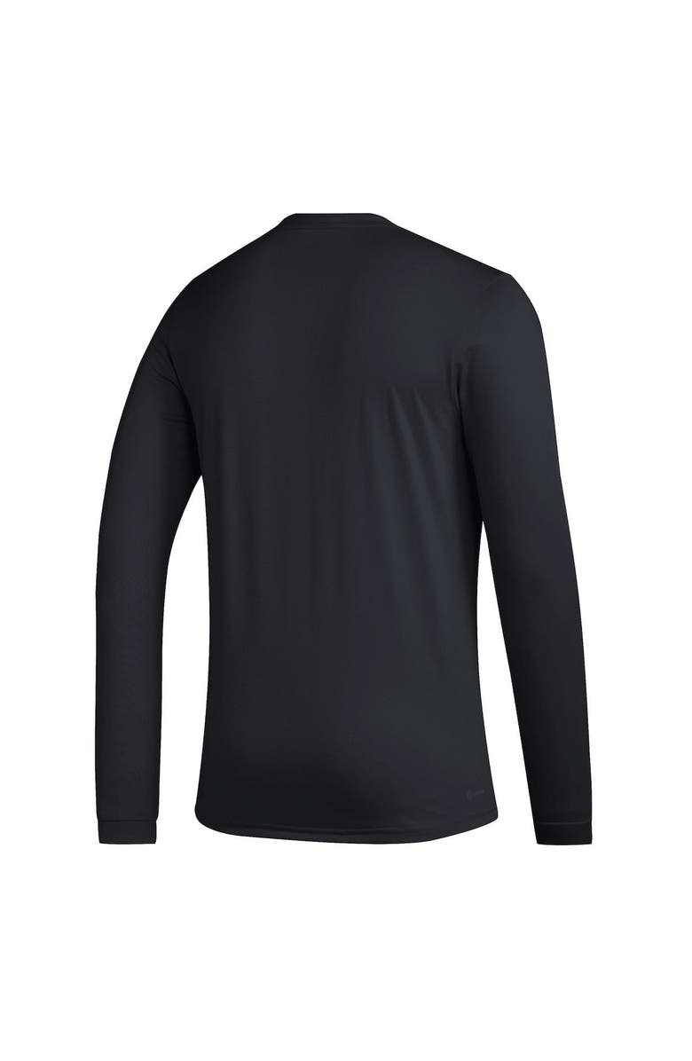adidas Men's adidas Black Seattle Sounders FC Club DNA Long Sleeve AEROREADY T-Shirt, Alternate, color,