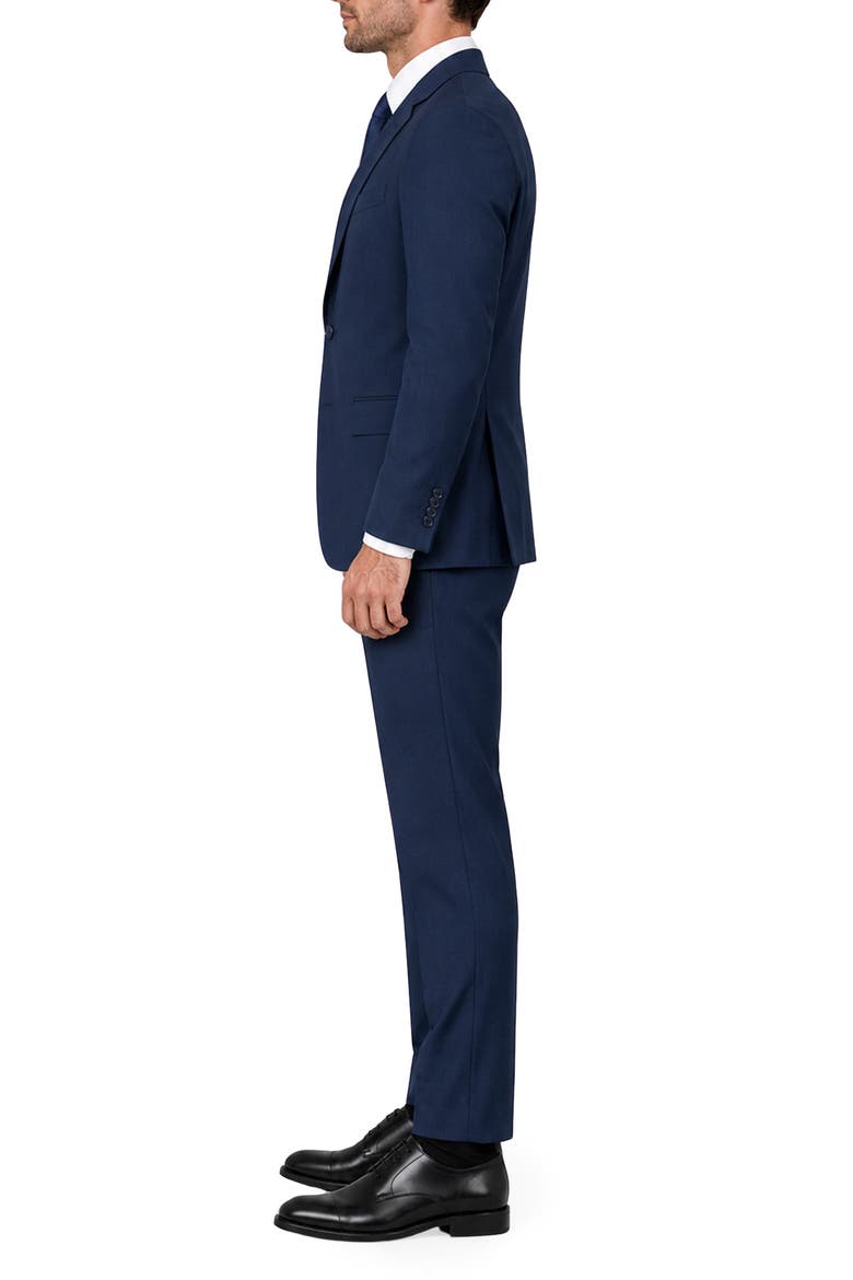 Romeo Slim Fit Wool Suit, Alternate, color, BLUE