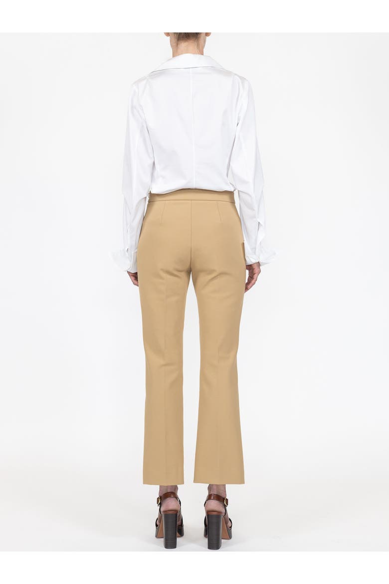 Lola Cropped kick flare pant, Alternate, color, Ivory