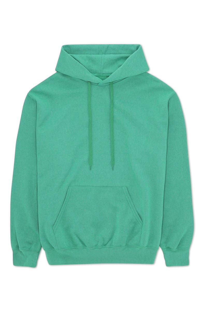 Fortela Cotton Hoodie Sweatshirt with Hood, Main, color, Sage Green