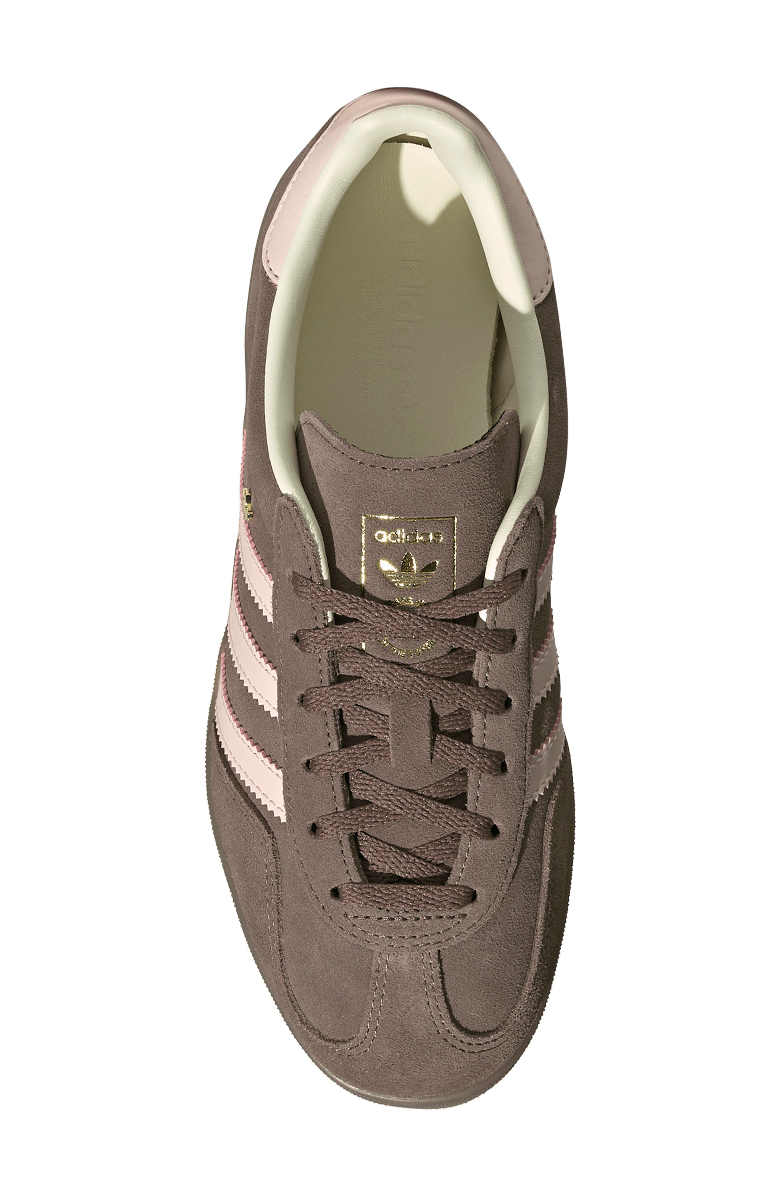 adidas Gazelle Indoor Sneaker, Alternate, color, Earth Strata/ Quartz/ Gum5
