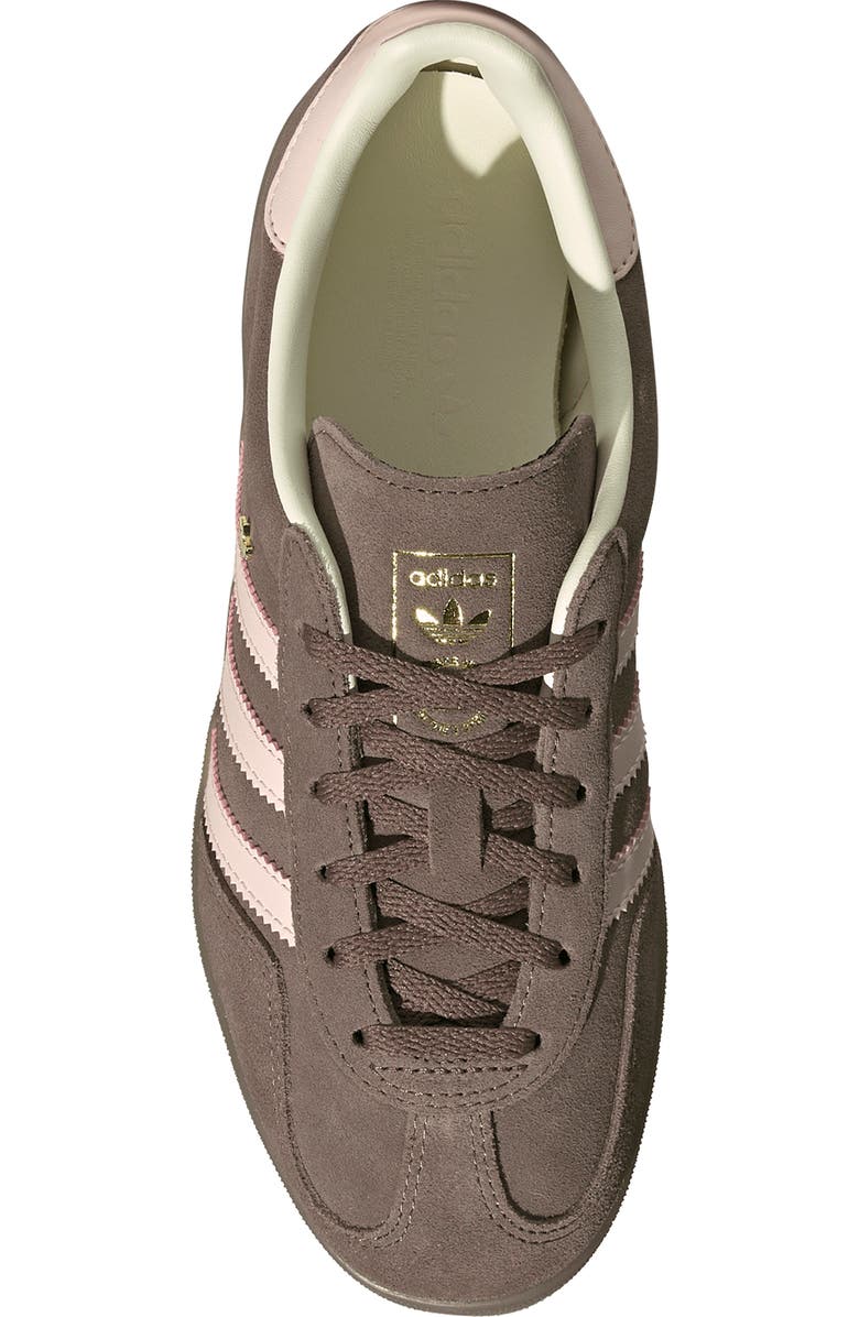 adidas Gazelle Indoor Sneaker, Alternate, color, Earth Strata/ Quartz/ Gum5