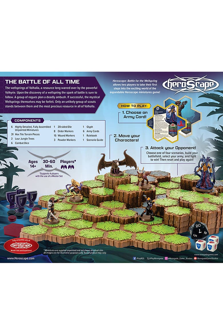 Heroscape Battle Wellspring Battle Box, Alternate, color, Multicolored