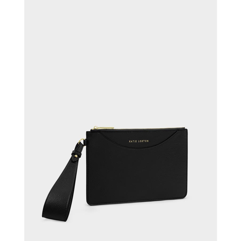 Katie Loxton Alba Wristlet Pouch In Black