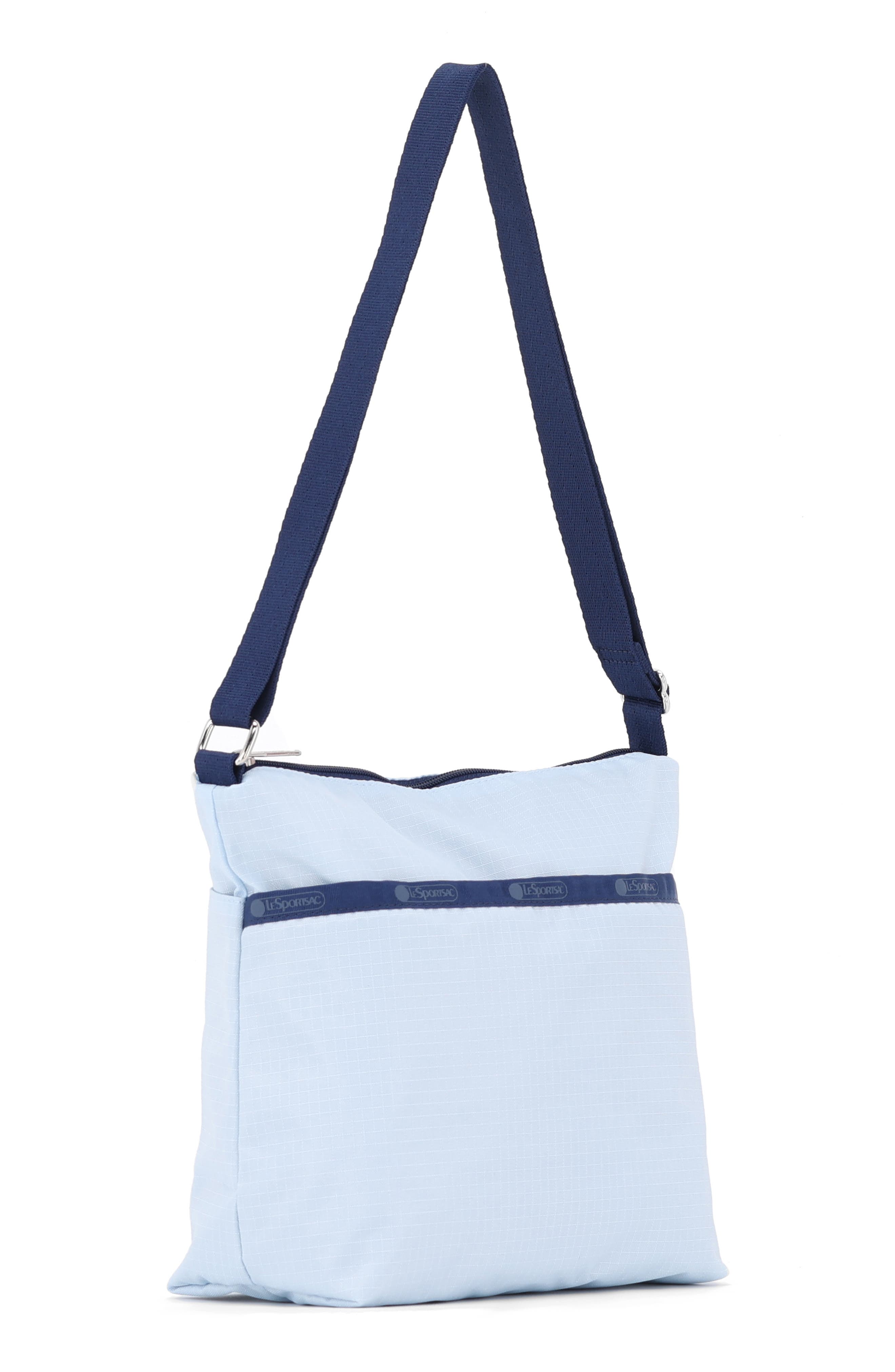 Cleo Small Crossbody Bag, Alternate, color, ICE BLUE/DEEP NAVY