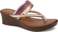 ITALIAN SHOEMAKERS Jaylin Pavé Crystal Wedge Sandal
