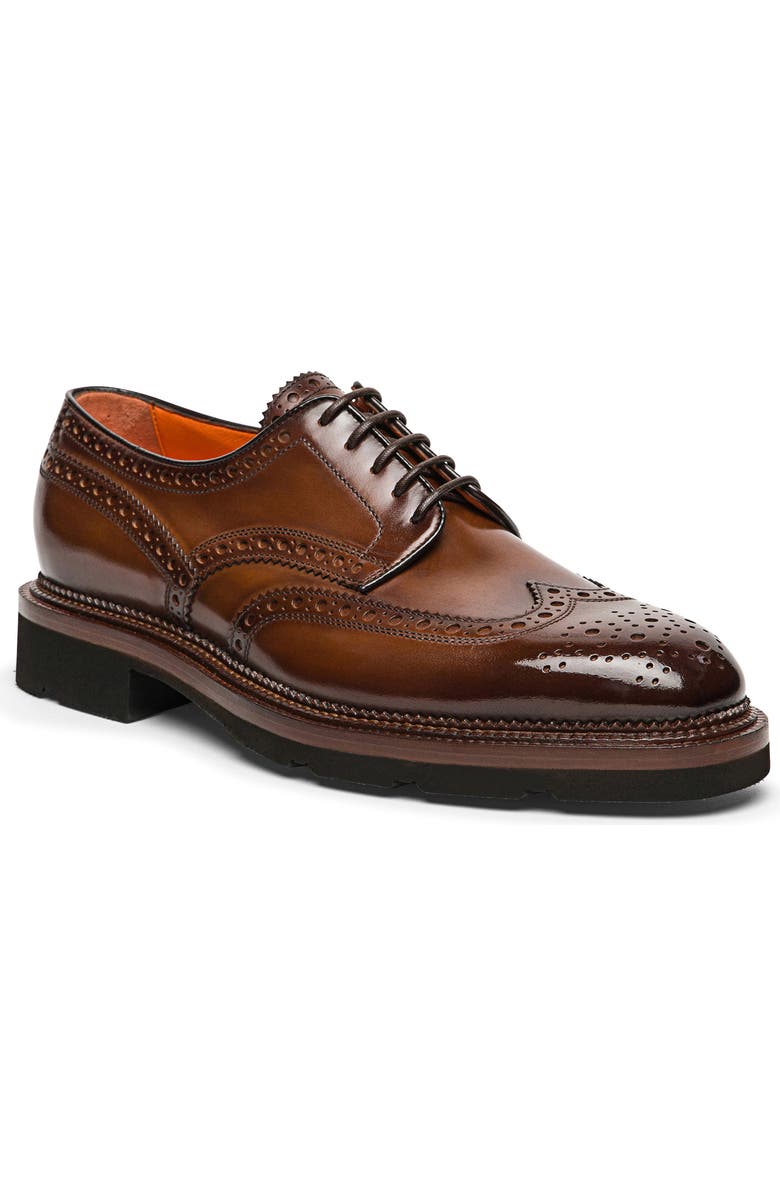 Santoni Emil Wingtip Derby, Main, color,