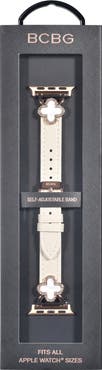 BCBG Clover Embellished Apple Watch® Watchband