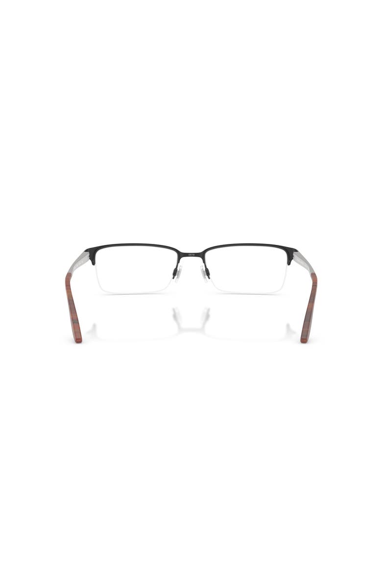 54mm Rectangle optical glasses, Alternate, color, Black