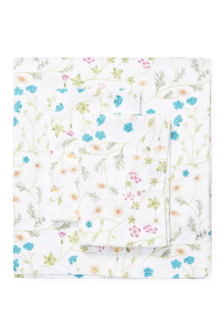 Wildflower 400 Thread Count Cotton Sheet Set, Main, color, MULTI