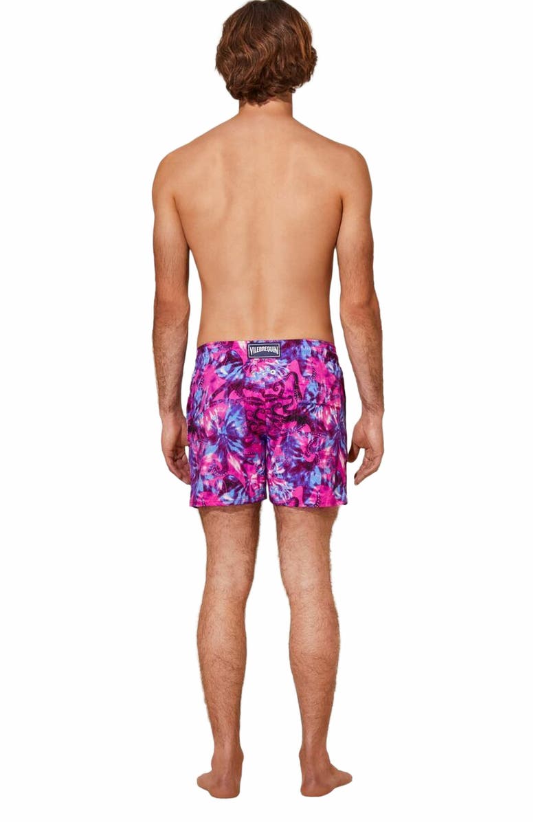 Vilebrequin Men's Flocked Vatel Ultra-Light And Packable Swim Trunks, Alternate, color, 