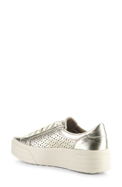 Bos. & Co. Lotta Platform Sneaker In Gold