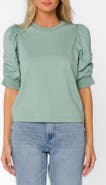 VELVET HEART Lawson Ruched Sleeve T-Shirt