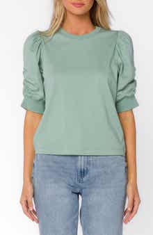 Lawson Ruched Sleeve T-Shirt
