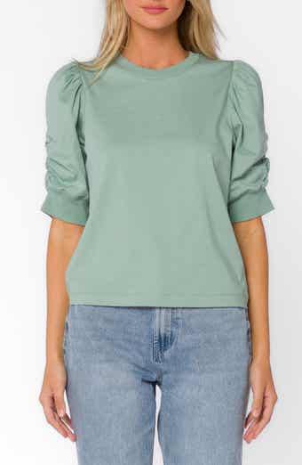 Lawson Ruched Sleeve T-Shirt