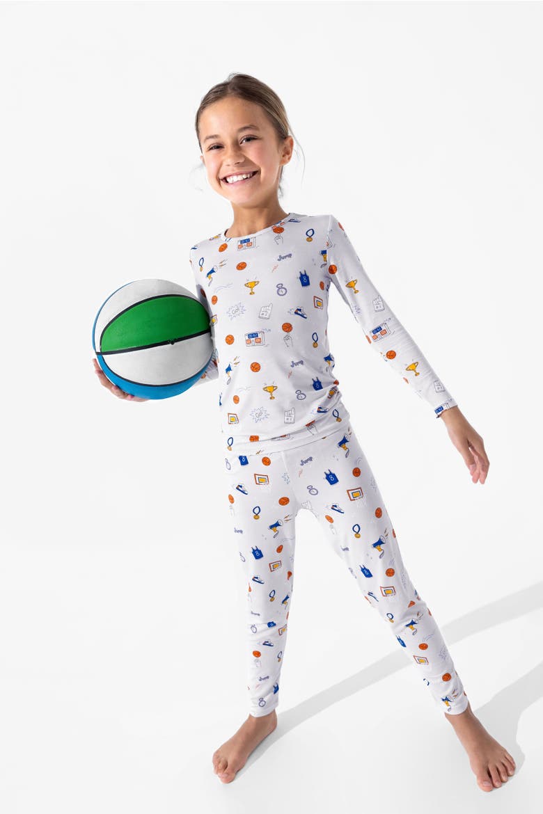 Kids' All Star Basketball Set of 2 Piece Pajamas, Alternate, color, All Star Basketball