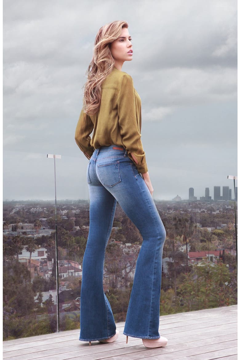 'Faith' Flare Jeans, Alternate, color, CHARLTON