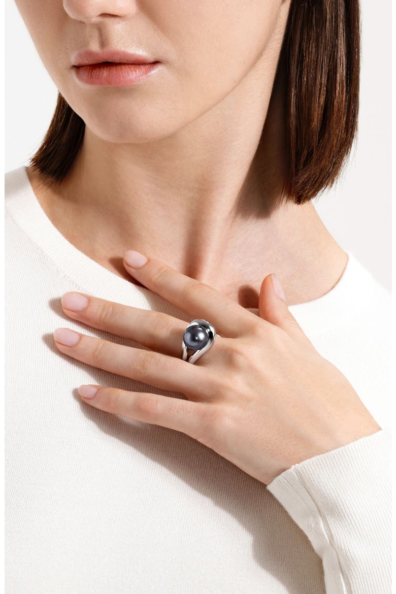 Surf Ring, Grey Pearl, Alternate, color, SILVER GREY
