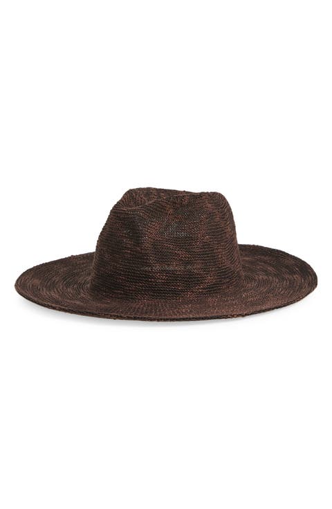 Wide Brim Knit Adjustable Panama Hat