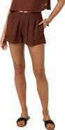 O'Neill Sanders Smocked Waist Shorts