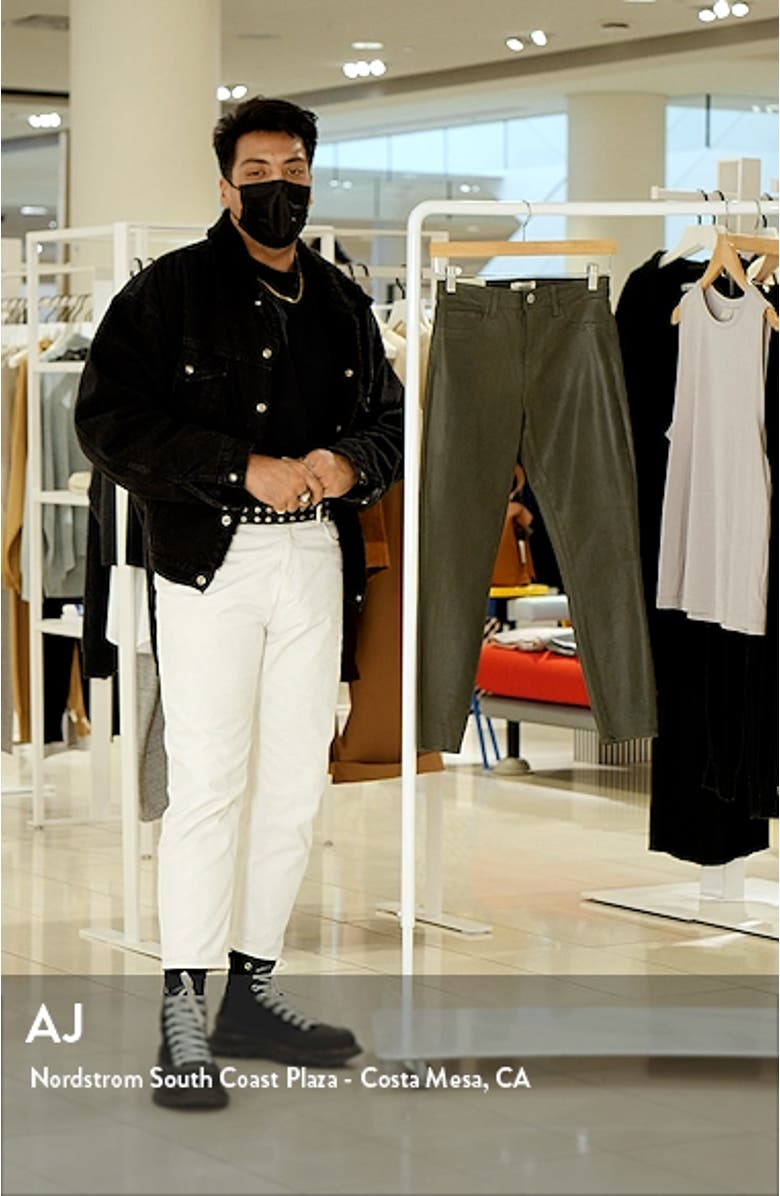 Margot Coated Crop High Waist Skinny Jeans, sales video thumbnail