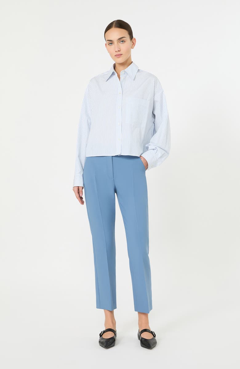 Weekend Max Mara Rana Tapered Pants, Alternate, color, Light Blue