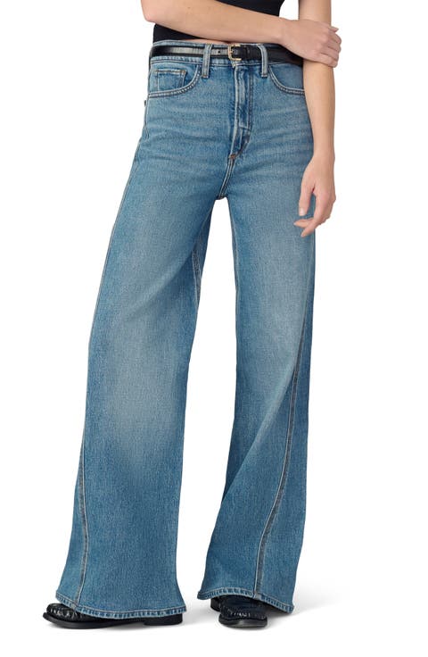 The Mia High Waist Twisted Wide Leg Jeans (Wonderous) (Petite)