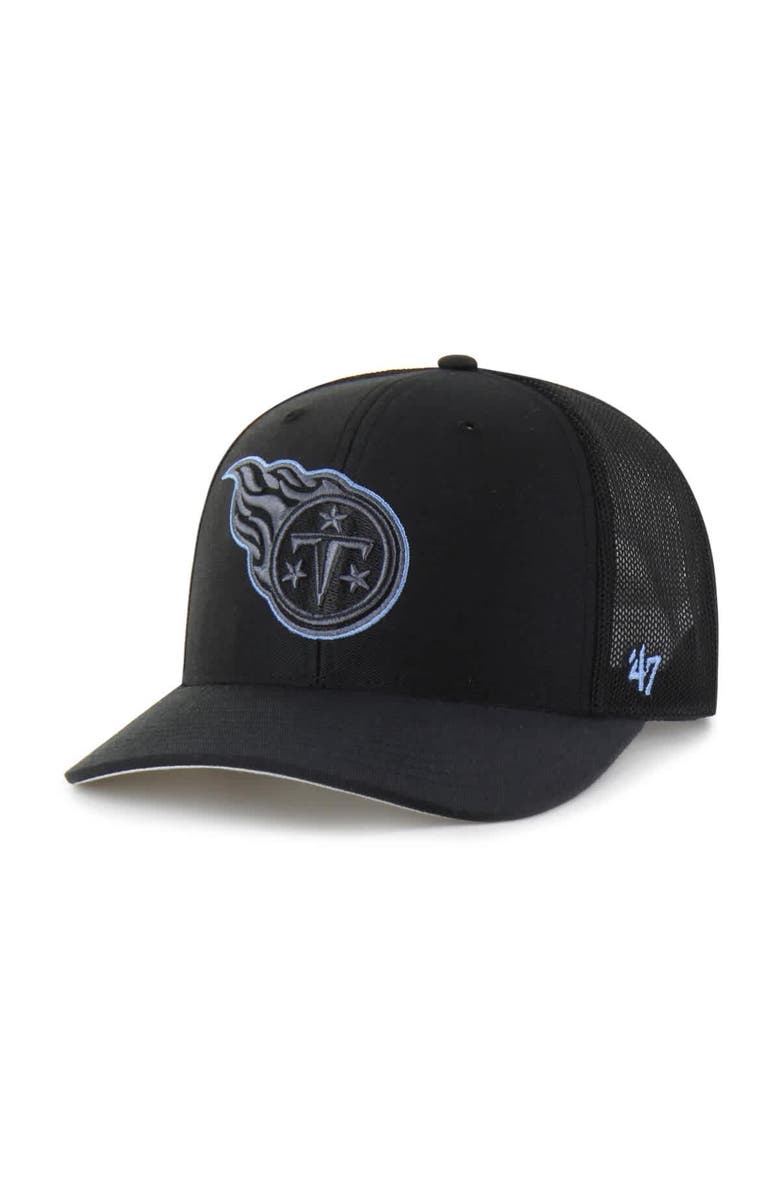 '47 Men's '47 Black Tennessee Titans Blackball Trophy Flex Hat, Main, color, Black
