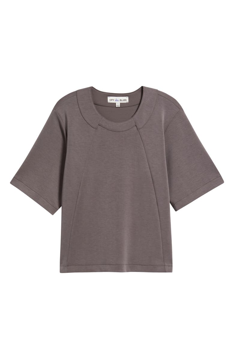 CITY BLUES Elbow Sleeve Crewneck T-Shirt, Alternate, color, Dark Gray