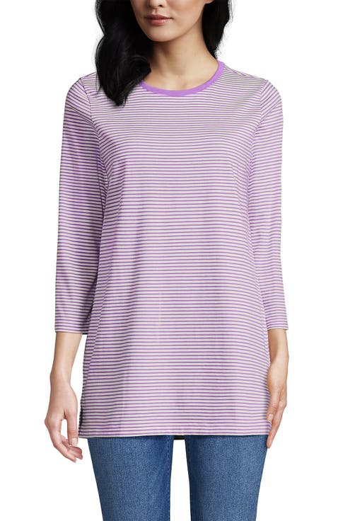 3/4 Sleeve Cotton Supima Tunic