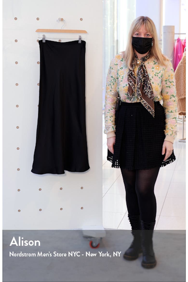 Bar Silk Skirt video
