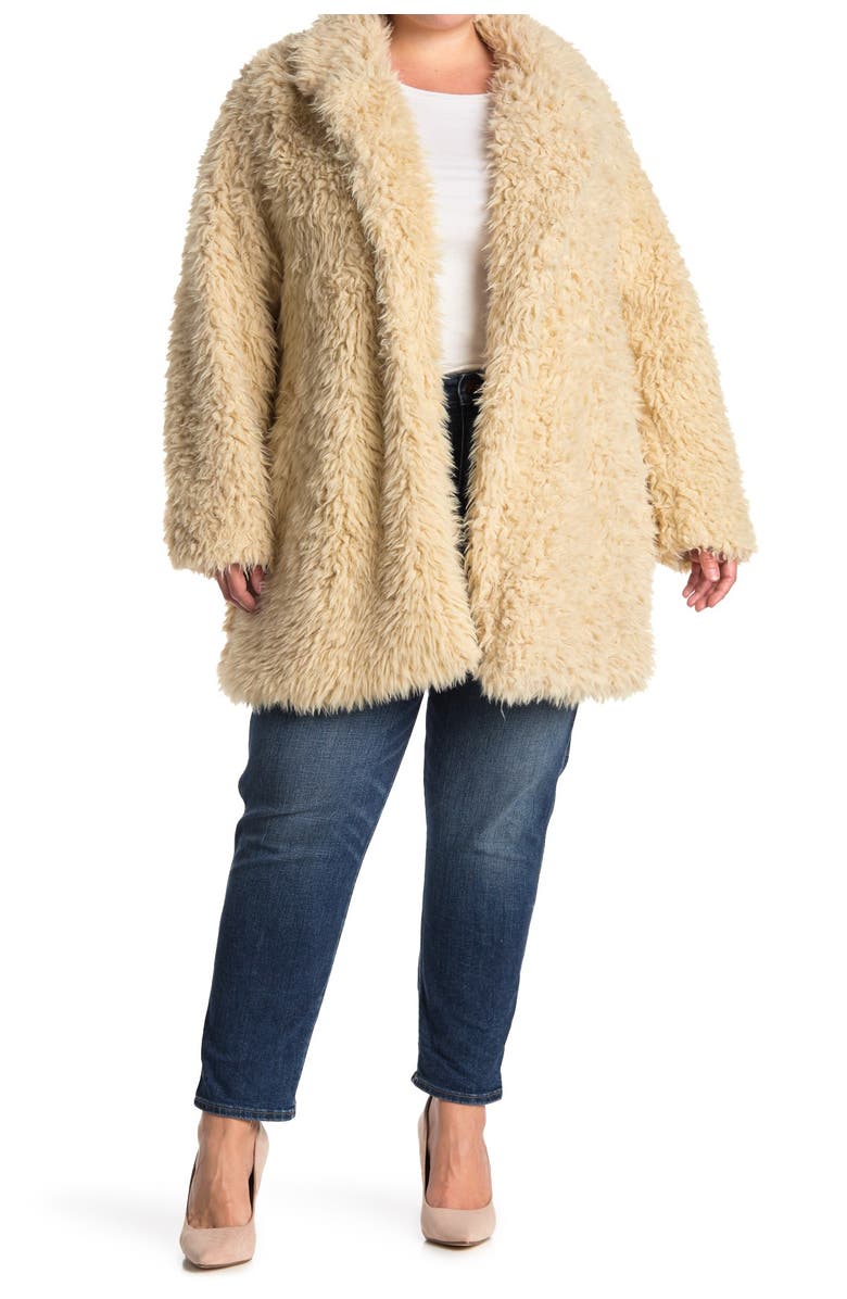BP. Faux Fur Teddy Coat, Main, color,