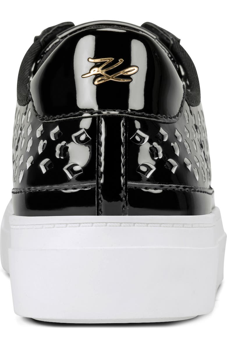 KARL LAGERFELD PARIS Caswell Platform Sneaker, Alternate, color, Black