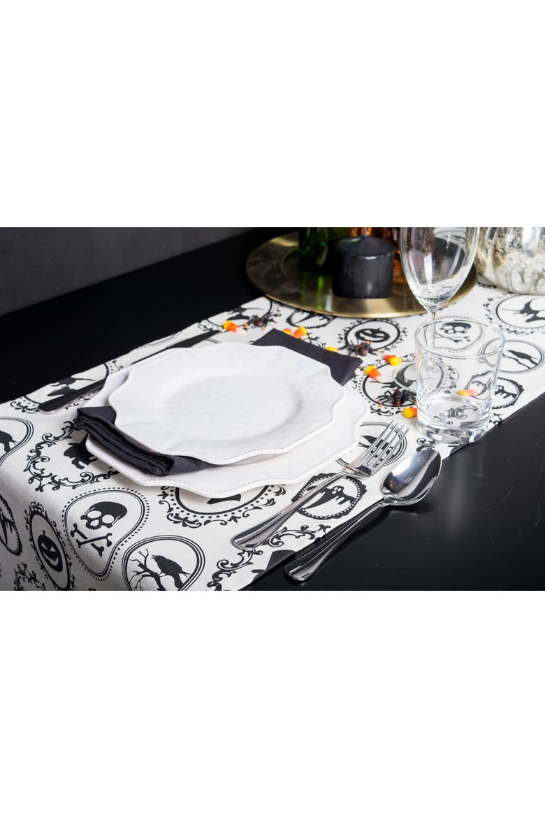 Halloween Portrait Table Runner, Alternate, color, Halloween Portrait