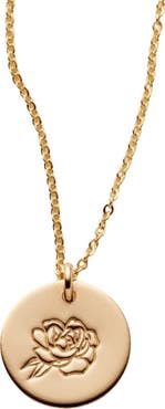 MADE BY MARY September Birth Flower Necklace